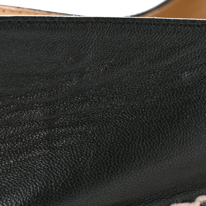 Chanel Lambskin CC Espadrilles 38 Black 10 of 10