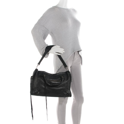 Balenciaga Craquele Calfskin City Black 2 of 15