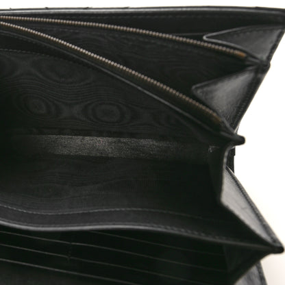 Gucci Calfskin Matelasse GG Marmont Chain Wallet Black 4 of 9