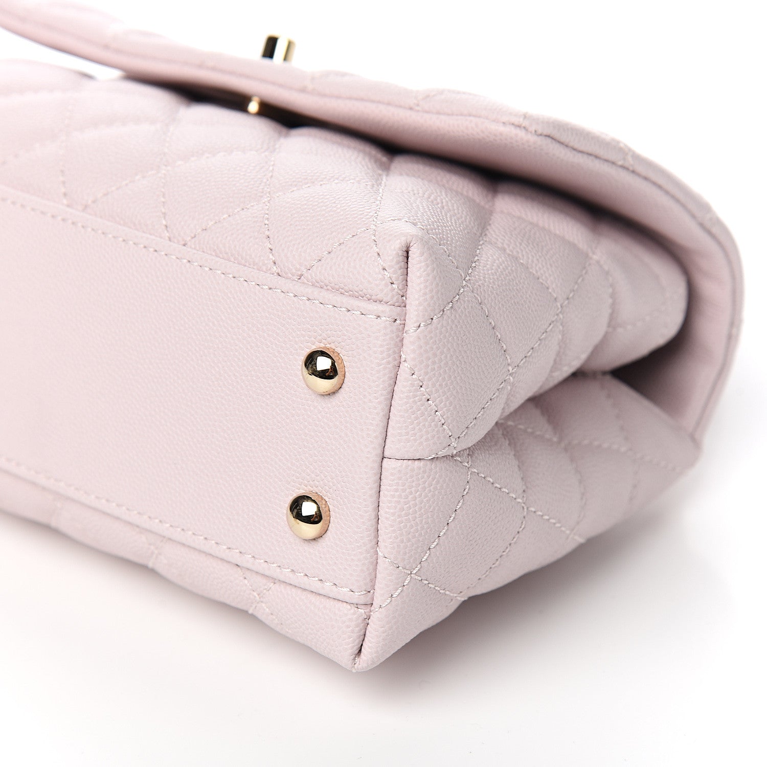 Chanel Caviar Quilted Mini Coco Handle Flap Lilas Lilac 8 of 10