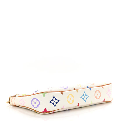 Louis Vuitton Monogram Multicolor Pochette Accessories White 4 of 11