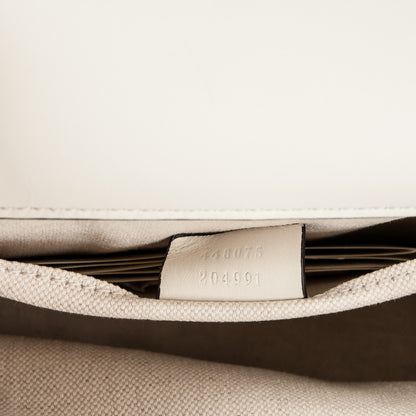 Gucci Calfskin Bamboo Web Medium Dionysus Top Handle Bag White Blue Hibiscus Red 7 of 7