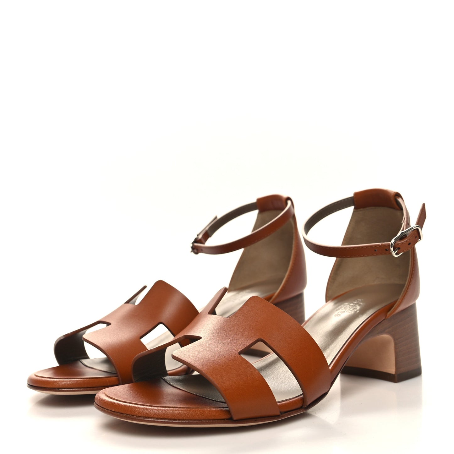 Calfskin Encens 50 Sandals 38 Naturel