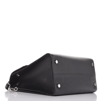 Christian Dior Grained Calfskin Medium Diorever Flap Black 5 of 11
