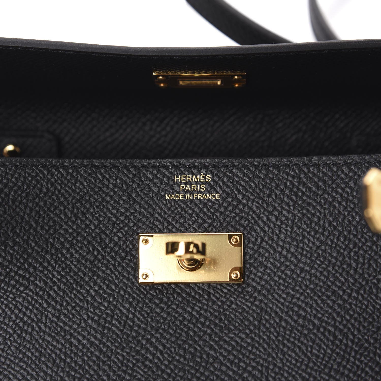 Hermes Epsom Kelly Wallet To Go Black 8 of 15