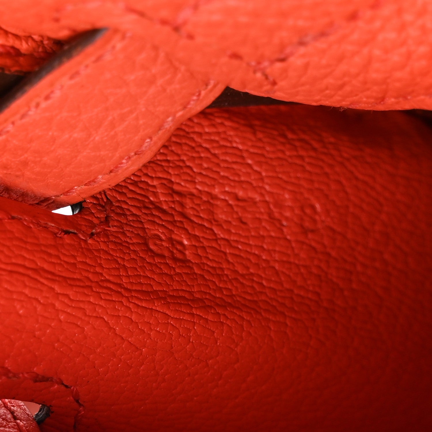 Hermes Togo Kelly Retourne 25 Orange Poppy 7 of 11
