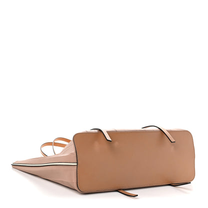 Valentino Garavani Calfskin Pleated Tote Dusty Rose 4 of 13