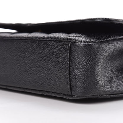 Chanel Caviar Quilted Medium CC Filigree Flap Black 10 of 11