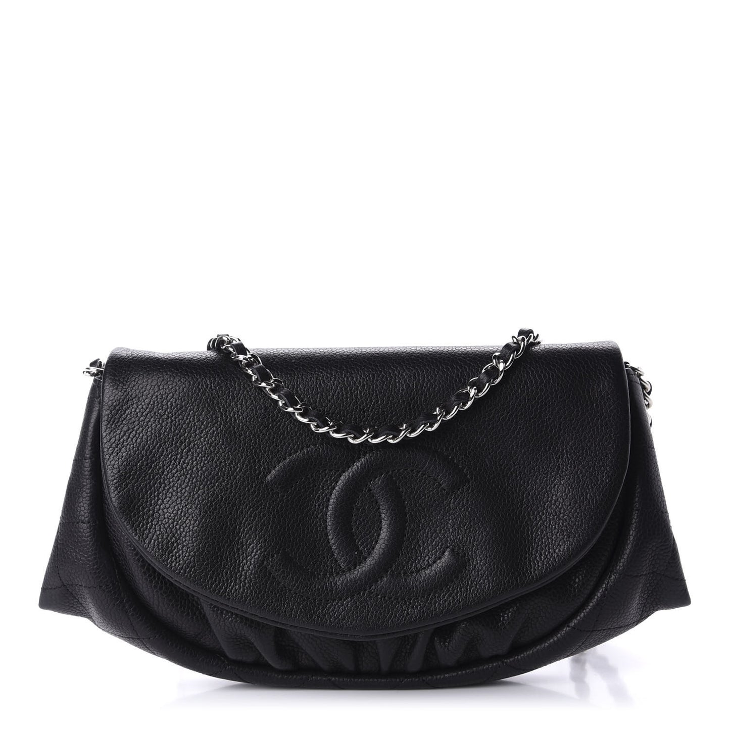 Caviar Half Moon Wallet On Chain WOC Black