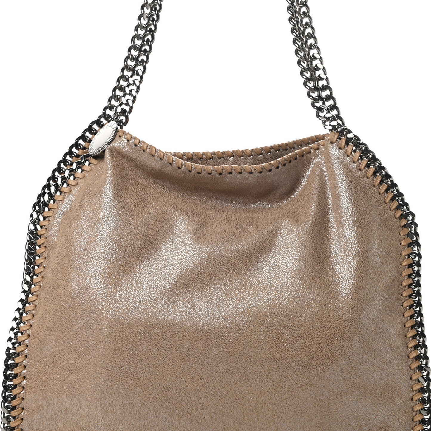 Shaggy Deer Small Falabella Tote Taupe