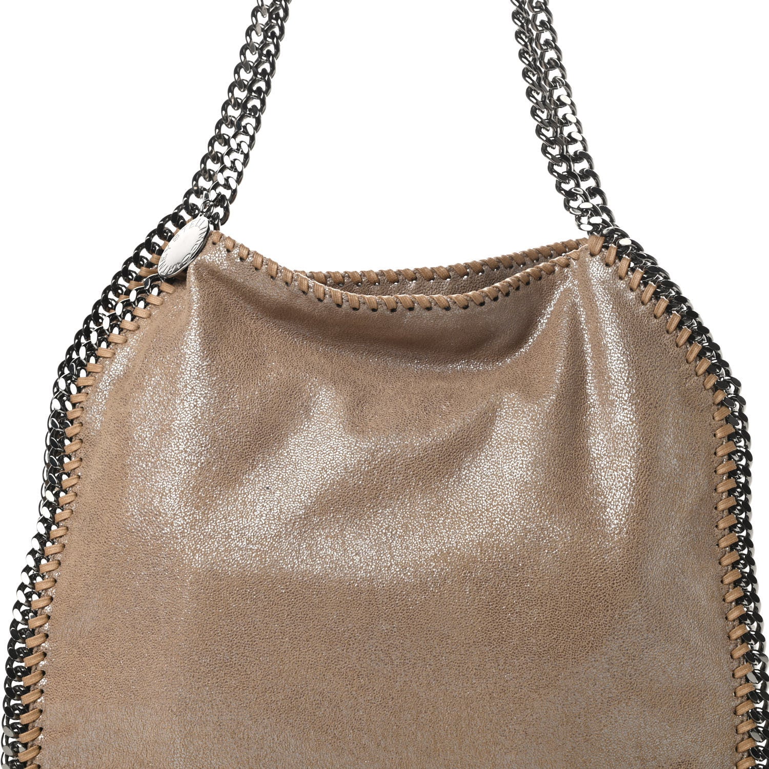 Stella McCartney Shaggy Deer Small Falabella Tote Taupe 8 of 11