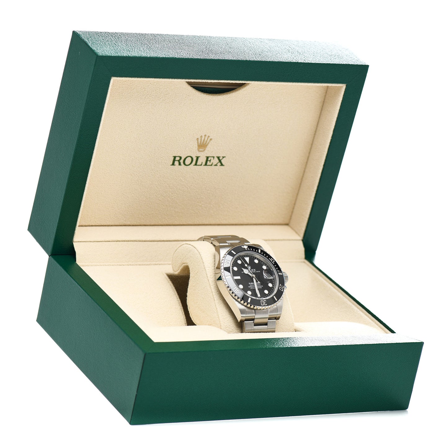 Stainless Steel 41mm Oyster Perpetual Submariner Date Watch Black 126610LN