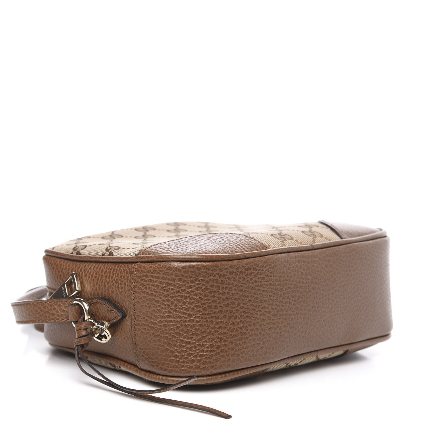 Gucci Monogram Mini Bree Messenger Bag Beige Tabacco 5 of 11