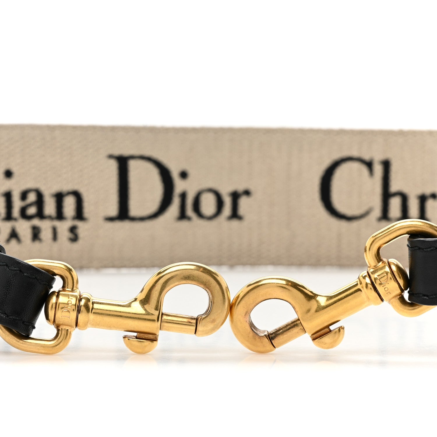 Christian Dior Canvas Embroidered Shoulder Strap Rose Multicolor 3 of 4