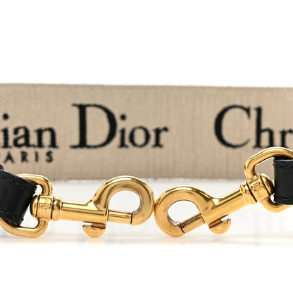 Christian Dior Canvas Embroidered Shoulder Strap Rose Multicolor 3 of 4