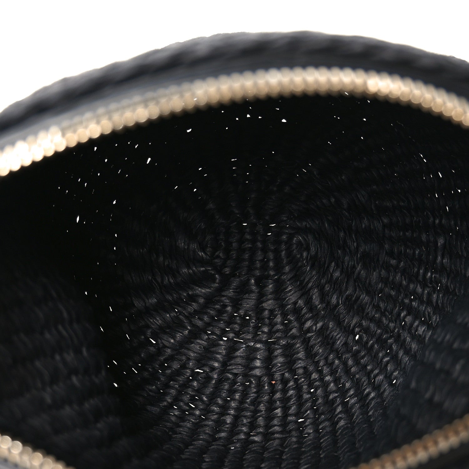 Chloe X MIFUKO Raffia Calfskin Mini Chain Basket Black 4 of 9