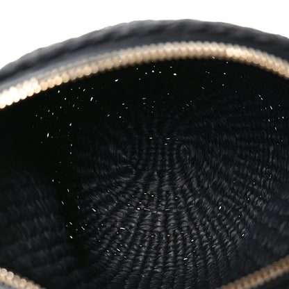 Chloe X MIFUKO Raffia Calfskin Mini Chain Basket Black 4 of 9