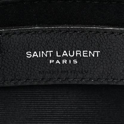 Saint Laurent Calfskin Y Quilted Monogram Medium Loulou Chain Satchel Black 8 of 12