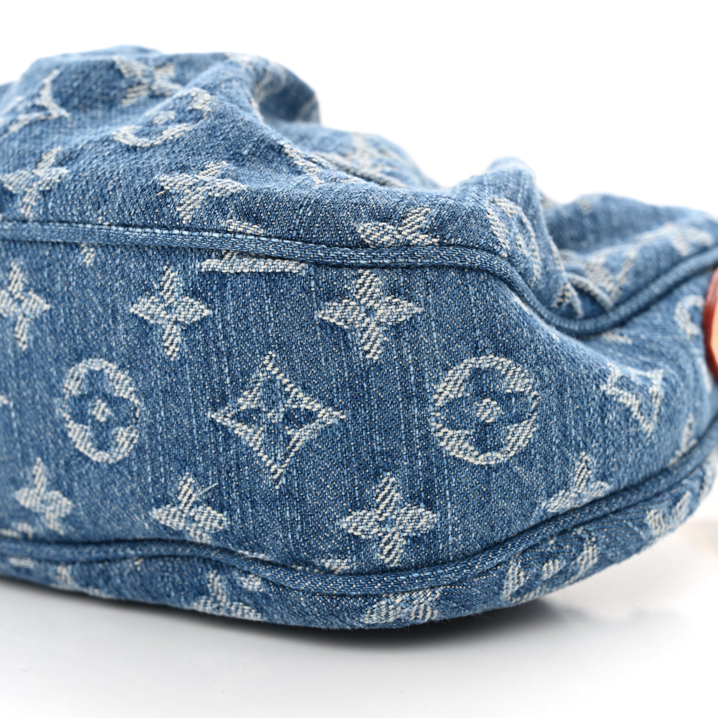 Monogram Denim Pochette Valley Blue