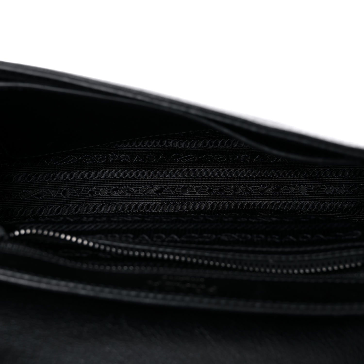 Prada Glace Calfskin Studded Crossbody Black 5 of 18