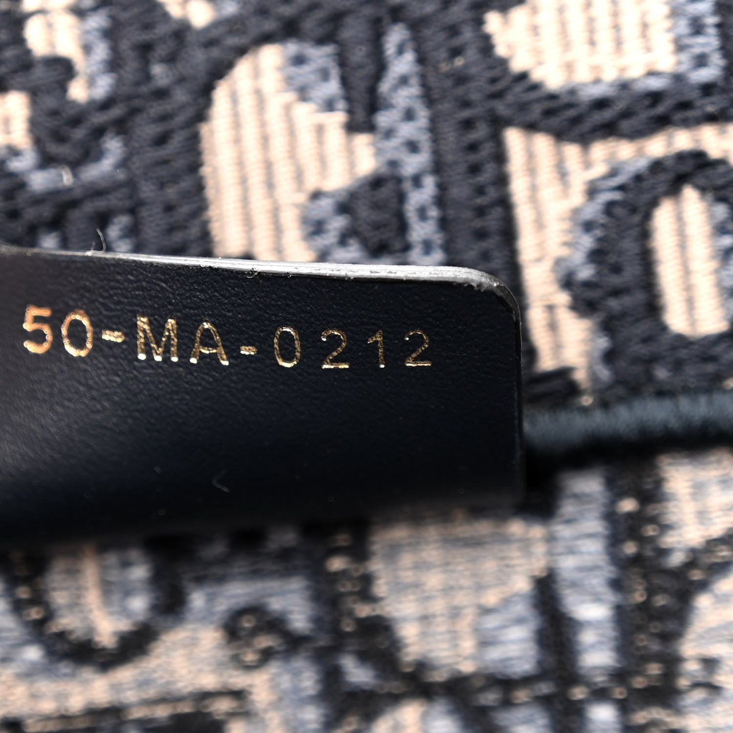 Christian Dior Oblique Small Book Tote Blue Multicolor 7 of 10