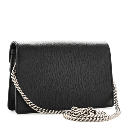 Gucci Calfskin Super Mini Dionysus Shoulder Bag Black 3 of 10