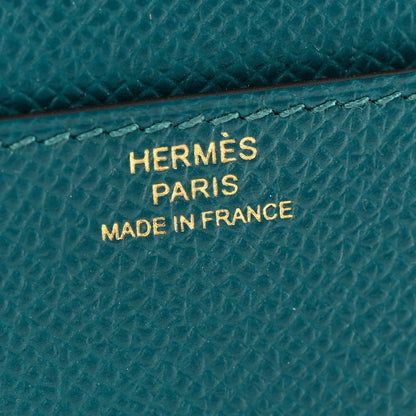 Hermes Epsom Constance Long Wallet To Go Vert Bosphore 7 of 12