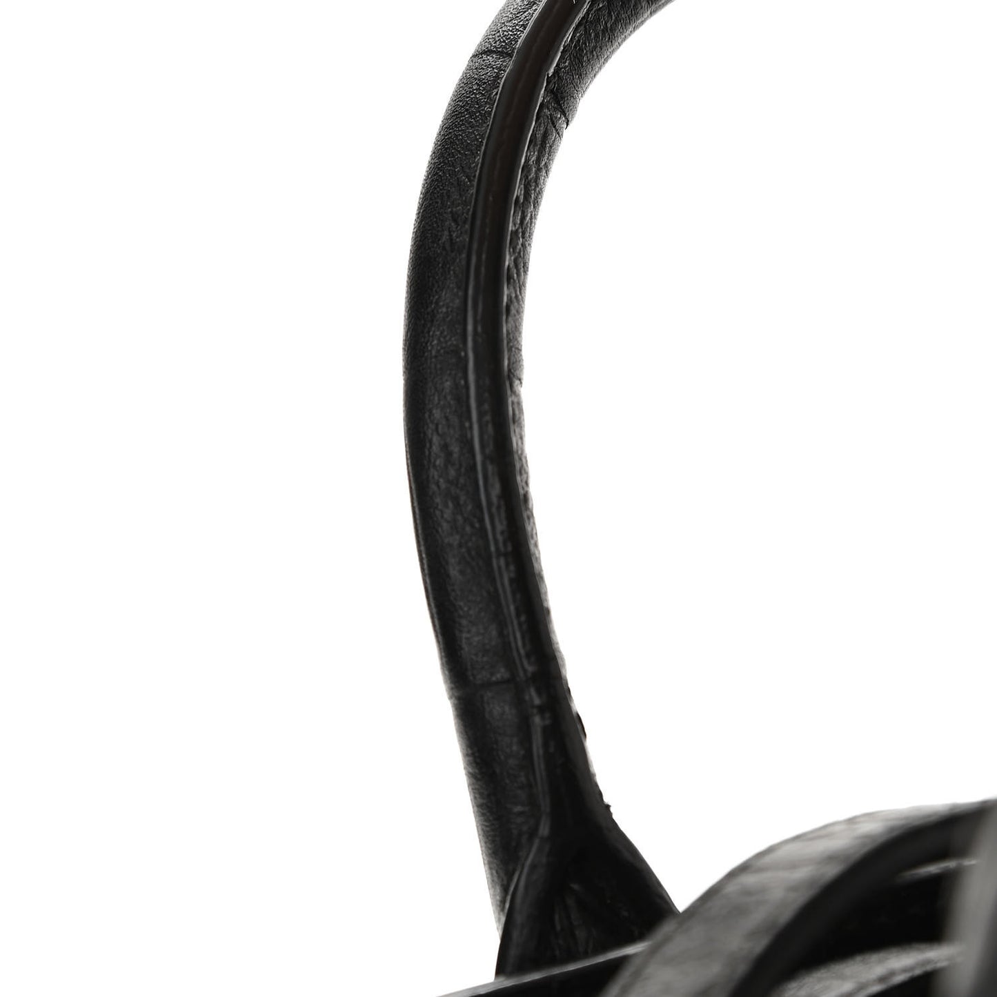 Calfskin Crocodile Embossed Nano Sac De Jour Black