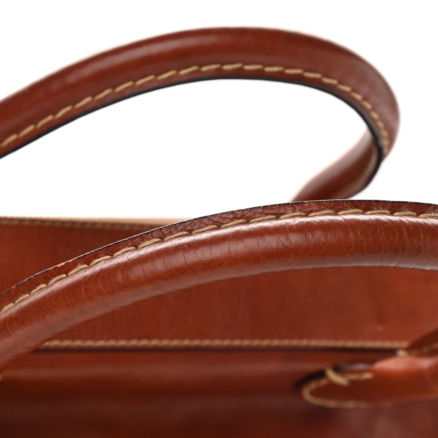 Chloe Calfskin Edith Satchel Ecureil Brown 16 of 17