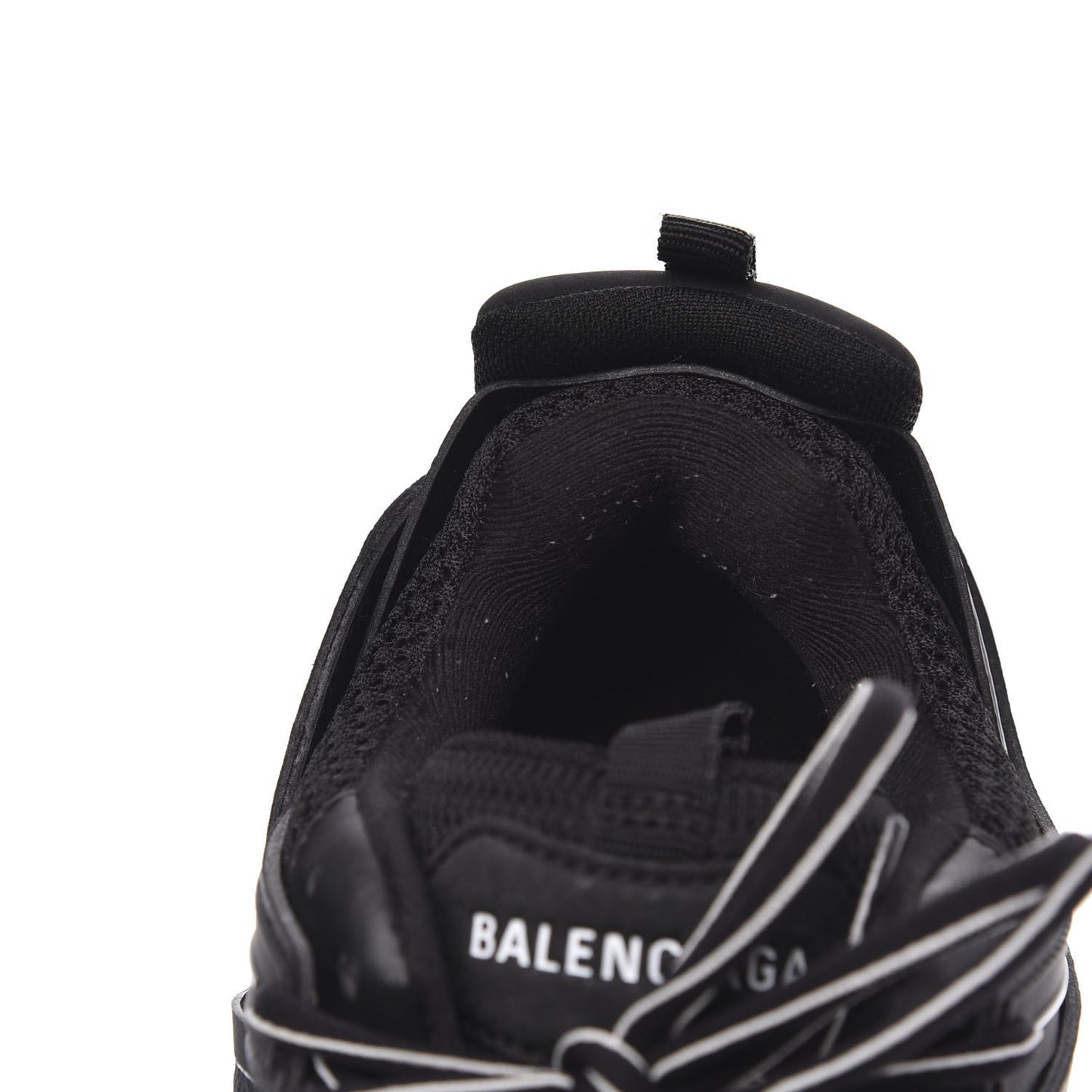 Mesh Nylon Track Sneakers 40 Black