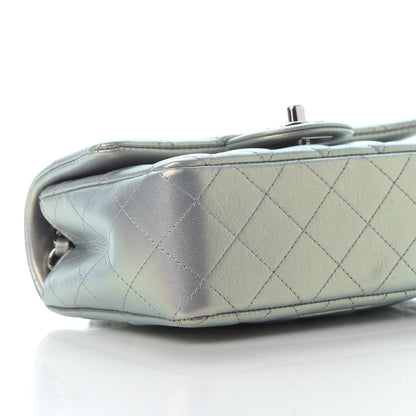 Chanel Iridescent Calfskin Quilted Mini Rectangular Flap Light Purple 8 of 11