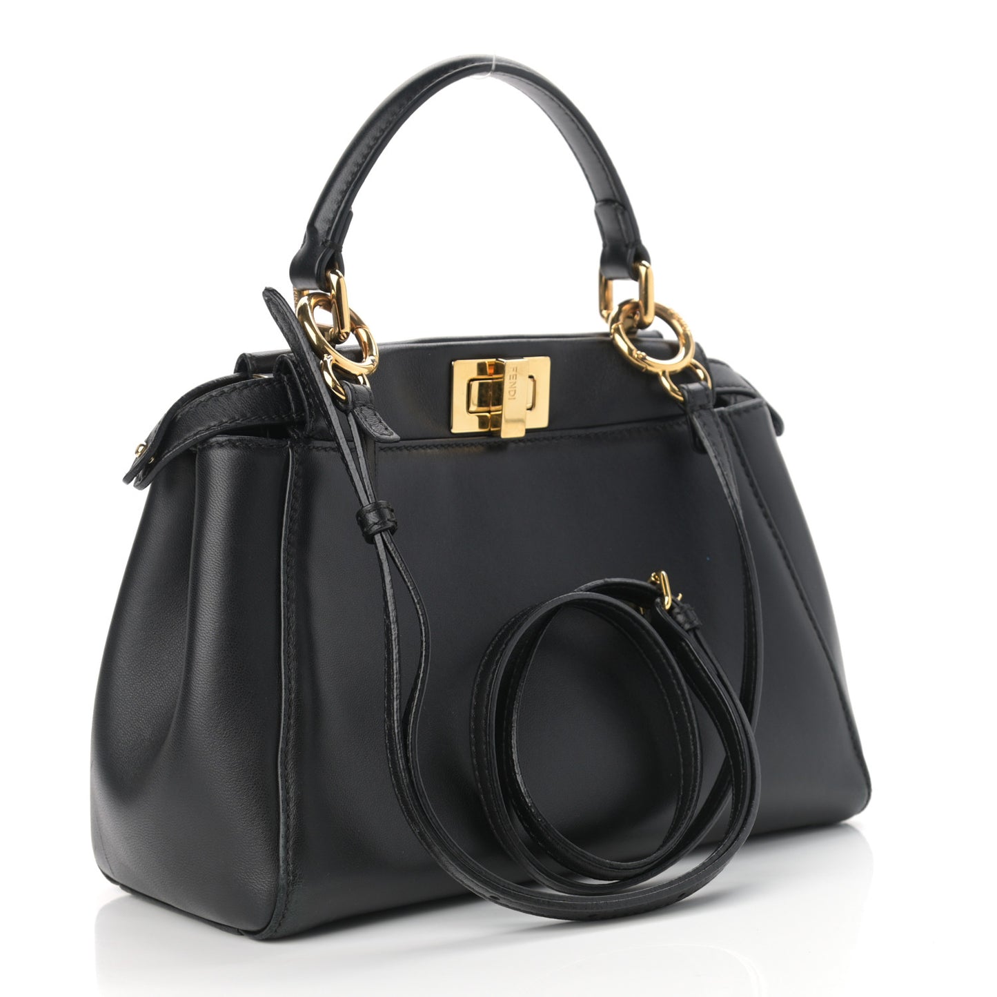 Nappa Mini Peekaboo Iconic Satchel Black
