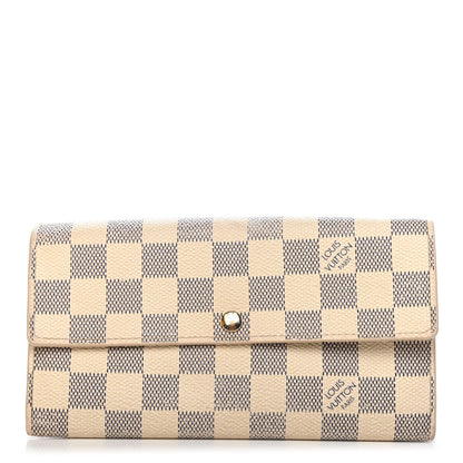 Louis Vuitton Damier Azur Sarah Wallet 1 of 4