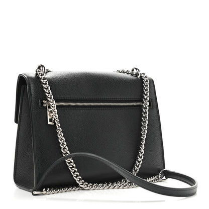Louis Vuitton Soft Calfskin Mylockme Chain Bag BB Black 3 of 8