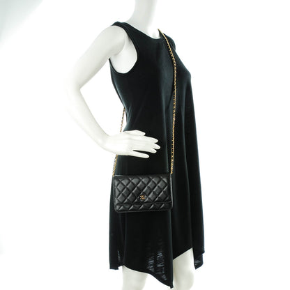 Chanel Caviar Quilted Wallet On Chain WOC Black 2 of 8