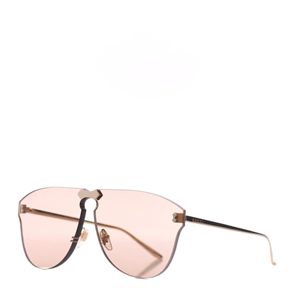 Gucci Rimless Sunglasses GG0354S Gold 1 of 7