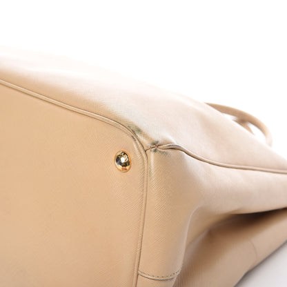 Prada Saffiano Lux Large Tote Sabbia 10 of 17