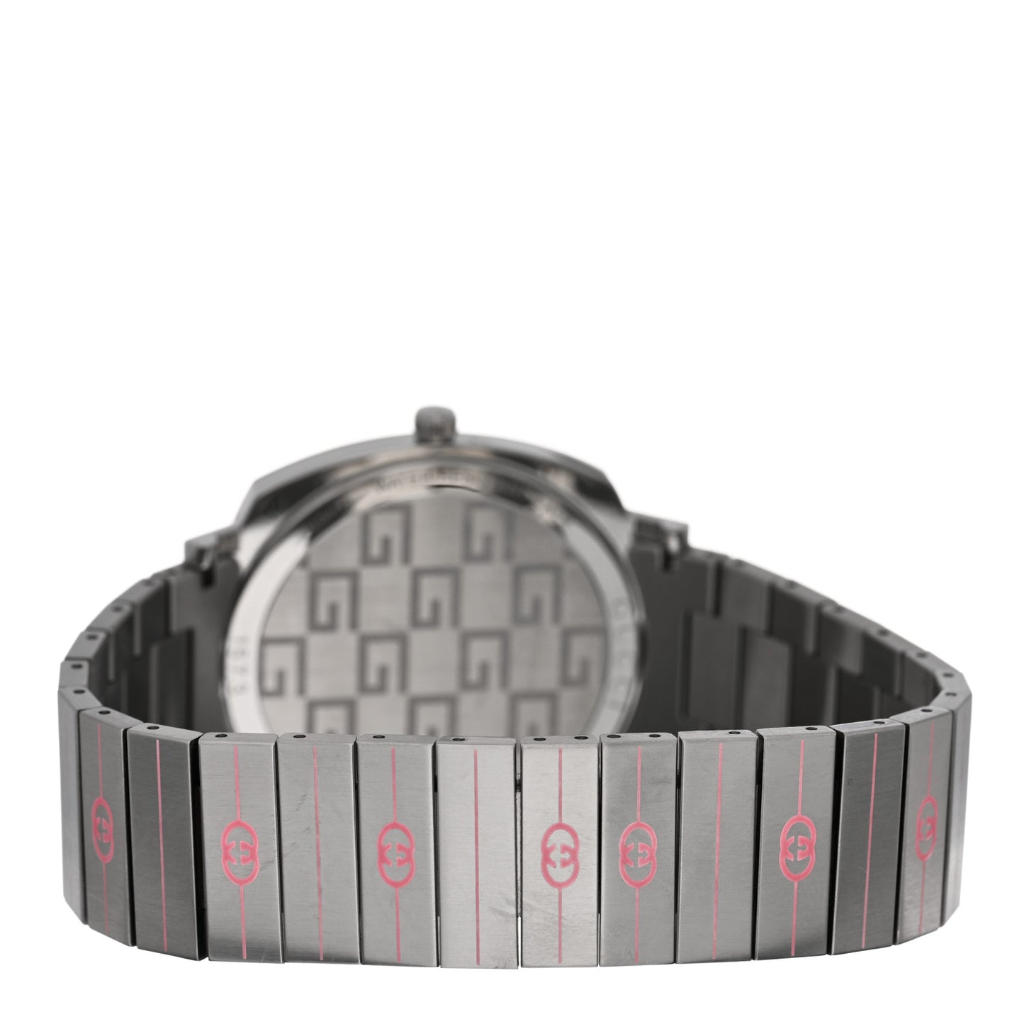 Stainless Steel 38mm Grip Quartz Watch Pink