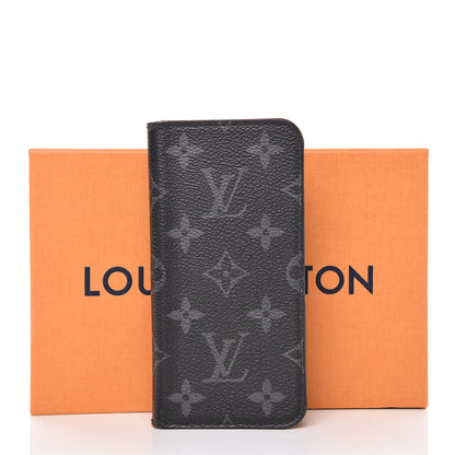 Louis Vuitton Monogram Eclipse iPhone X Folio Case 8 of 8