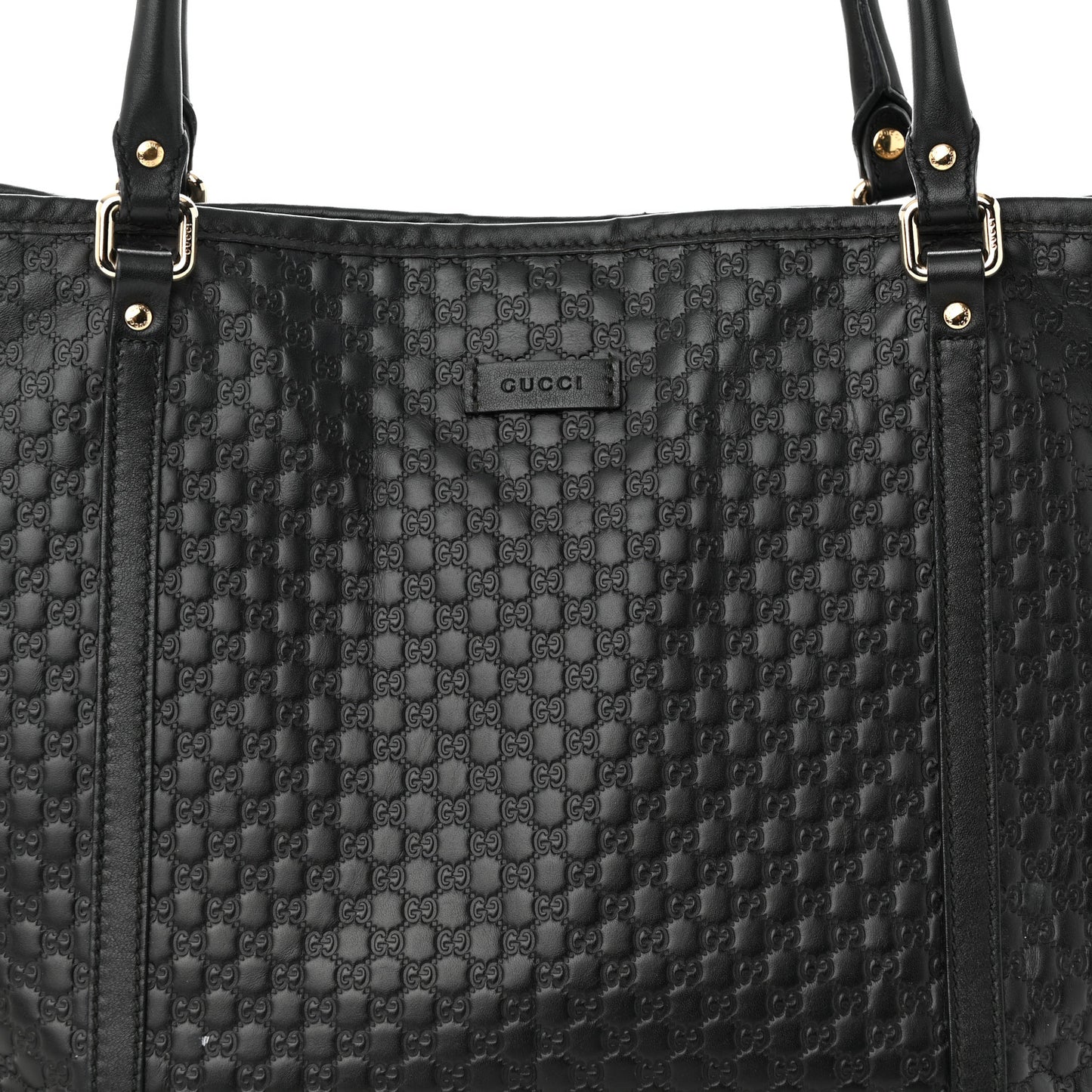 Microguccissima Medium Joy Tote Black