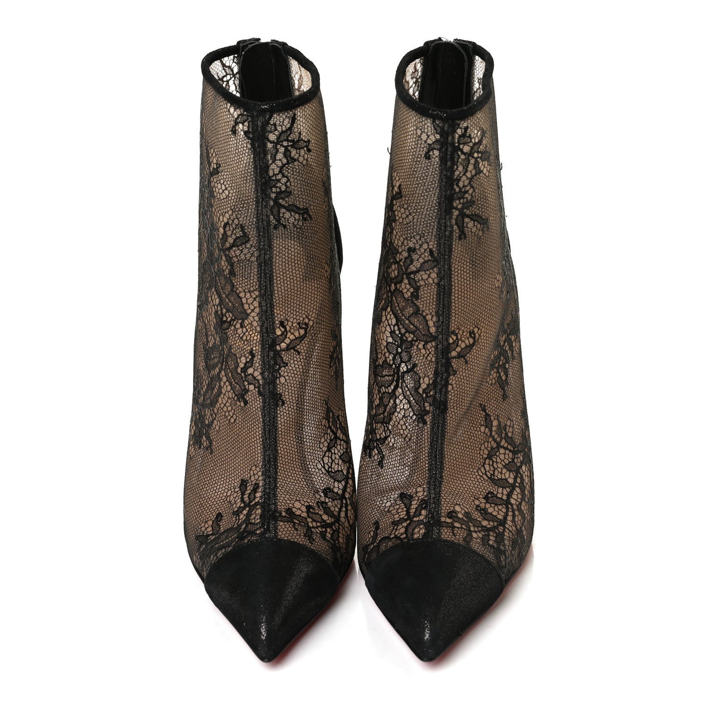Lace Lame Specchio Gipsybootie 100 Ankle Boots 36 Black