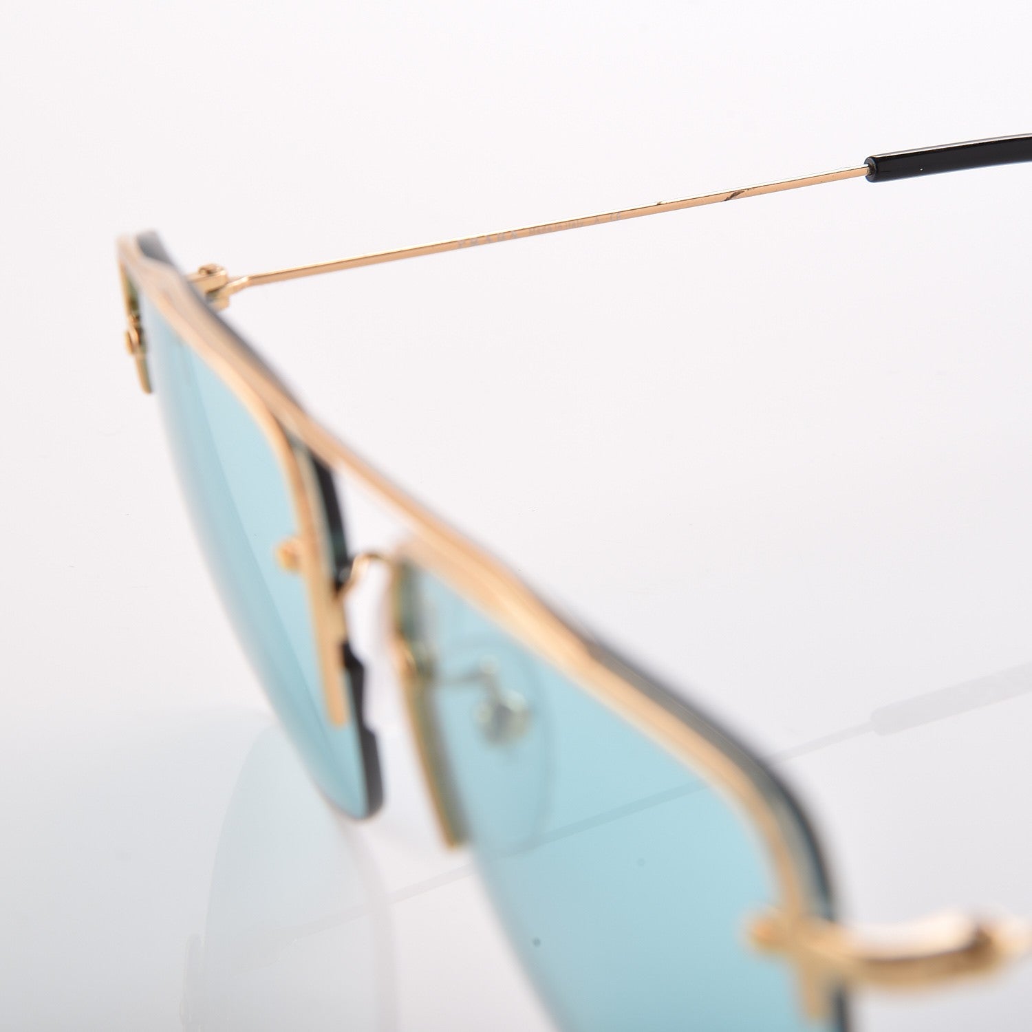 Prada Rimless Sunglasses SPR 570 Gold 200168 – FASHIONPHILE