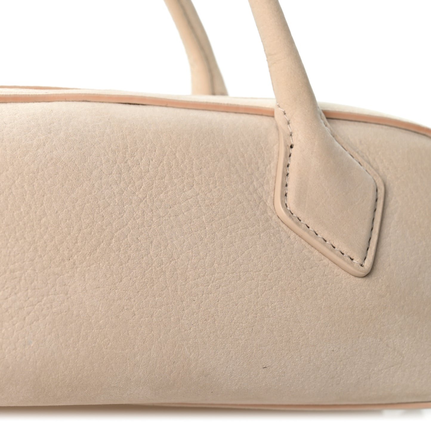 Nubuck Small Le Teckel Bag Craie