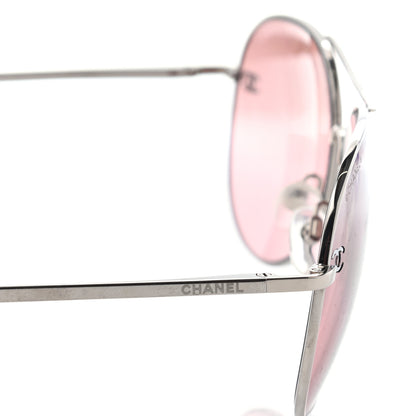 Chanel CC Aviator Sunglasses 4189-T-Q Pink 5 of 8
