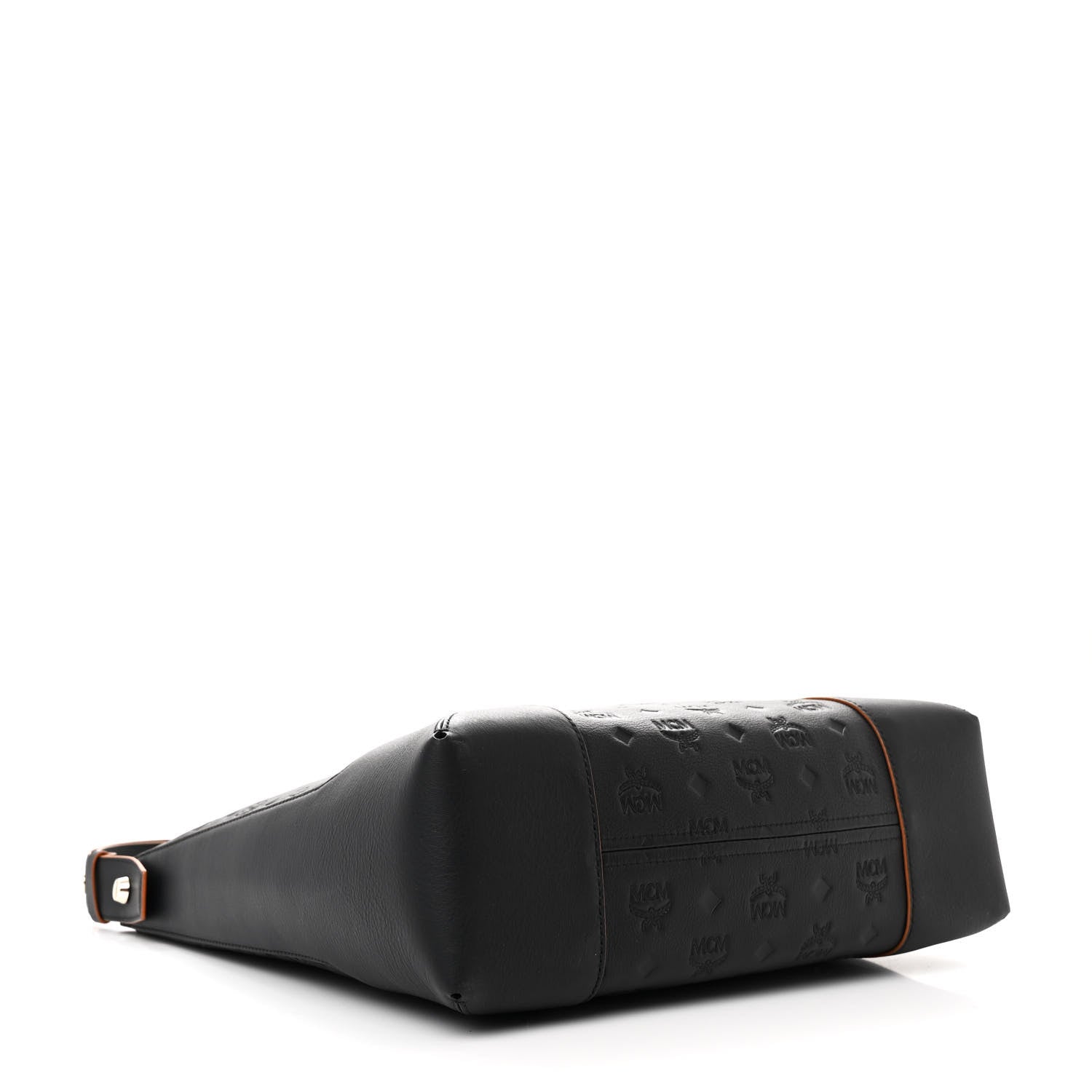 MCM Calfskin Ottomar Monogram Large Klara Hobo Black 4 of 10