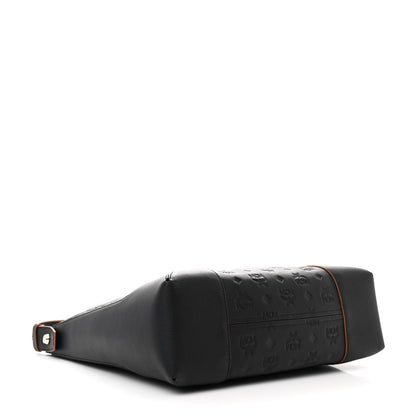 MCM Calfskin Ottomar Monogram Large Klara Hobo Black 4 of 10