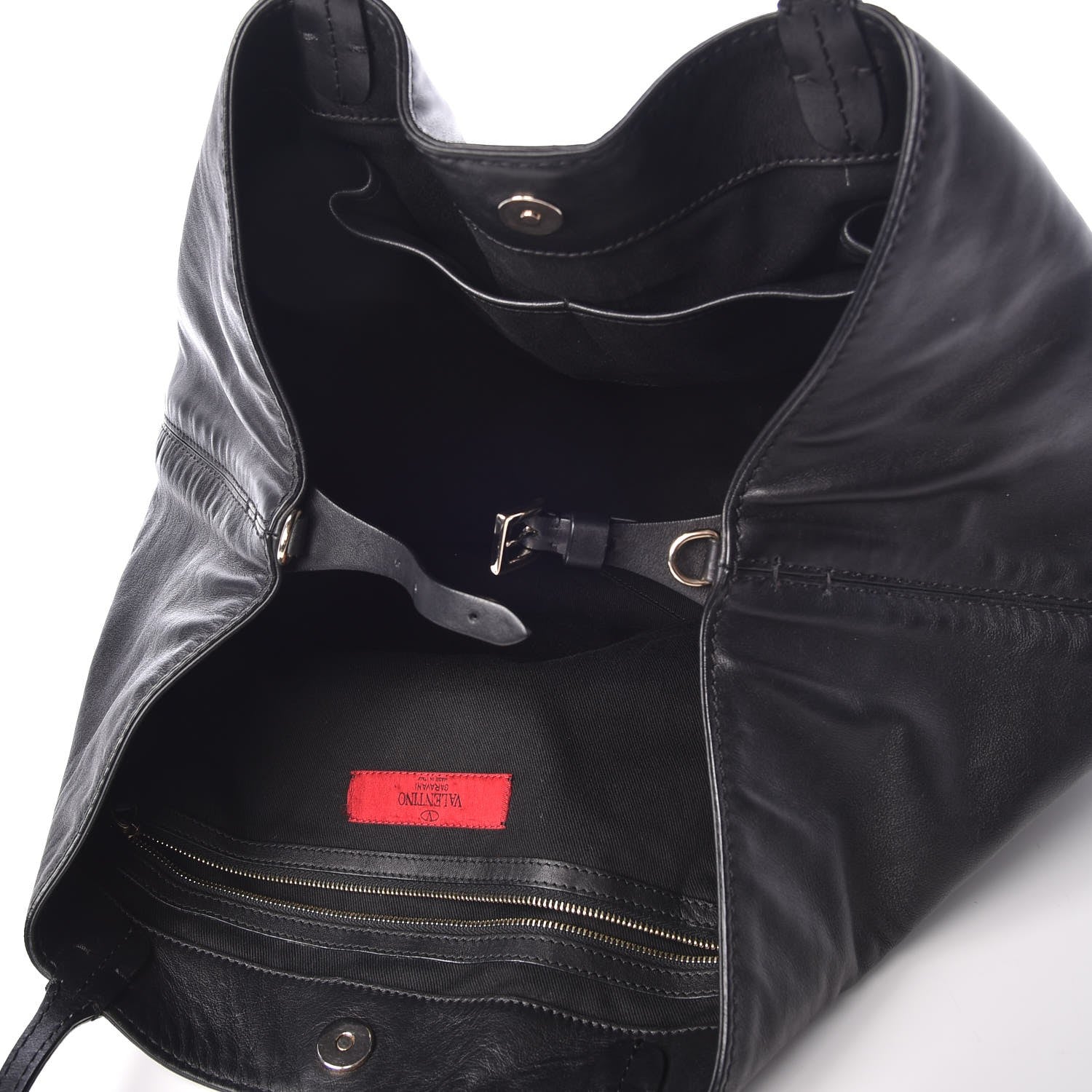 Valentino Garavani Calfskin Va Va Voom Tote Black 7 of 13