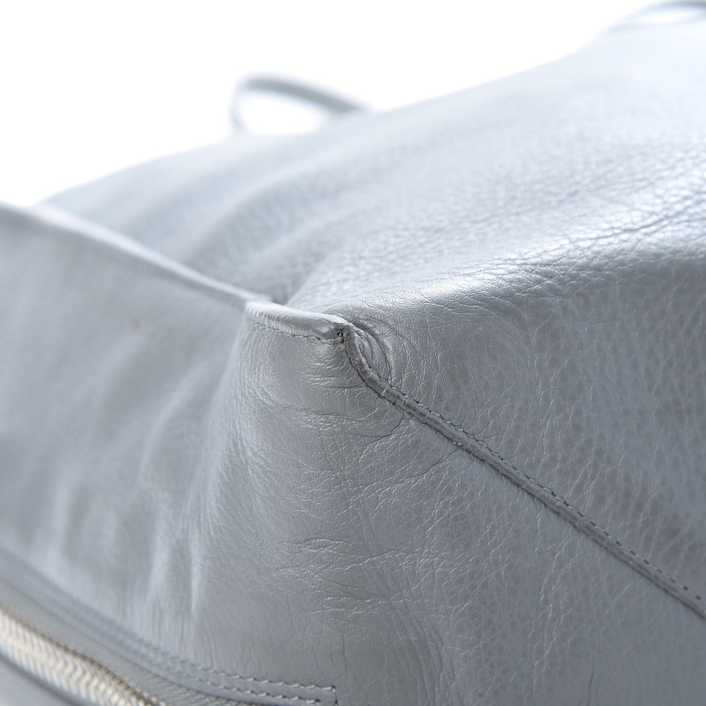 Veau Papier A4 Zip Around Tote Grey