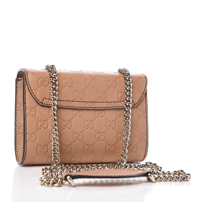 Gucci Guccissima Mini Emily Chain Shoulder Bag Camelia 3 of 8