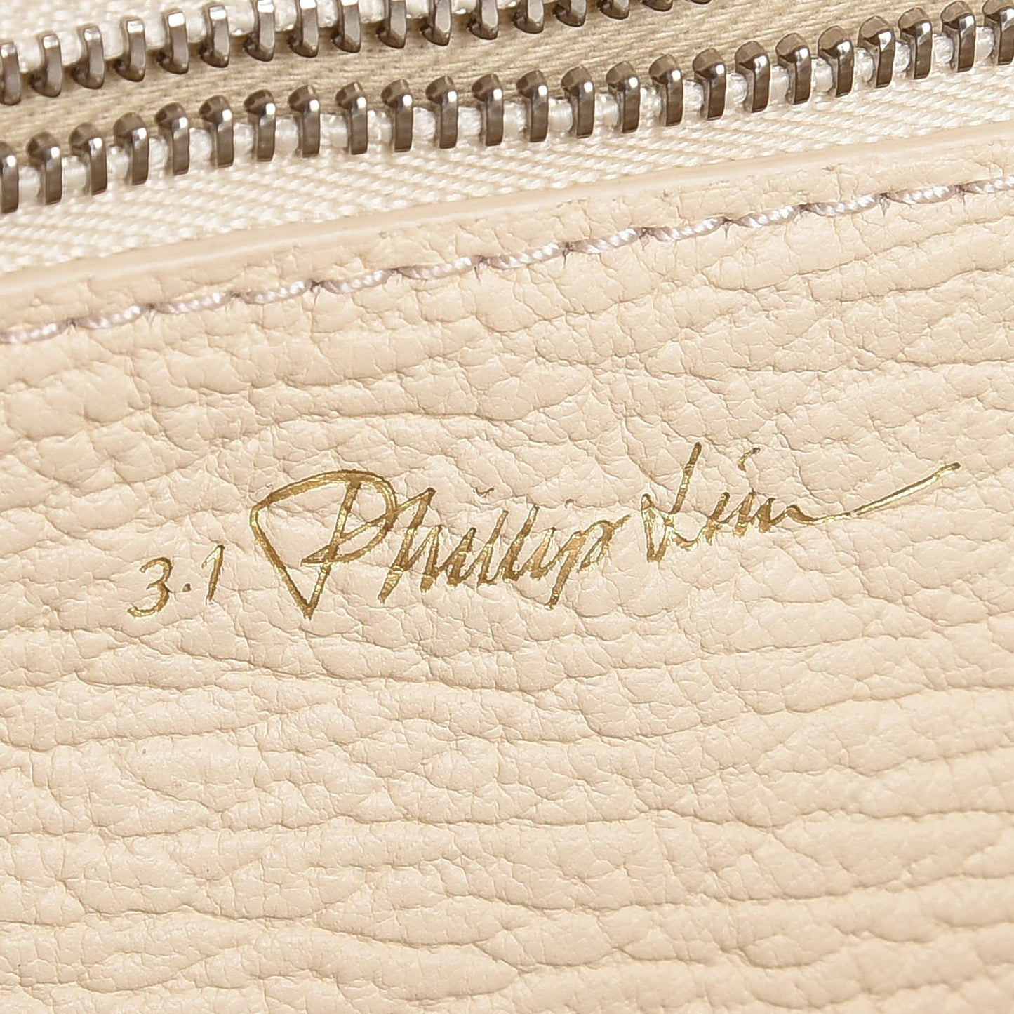 3.1 Textured Calfskin Pashli Backpack Milk